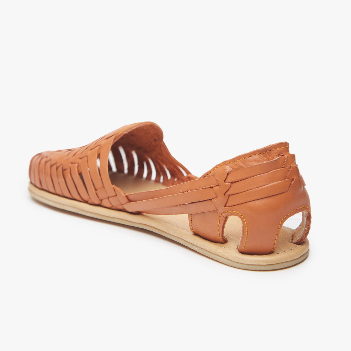 Barefoot Huarache Slip-On in Toffee Leather | Origo Shoes