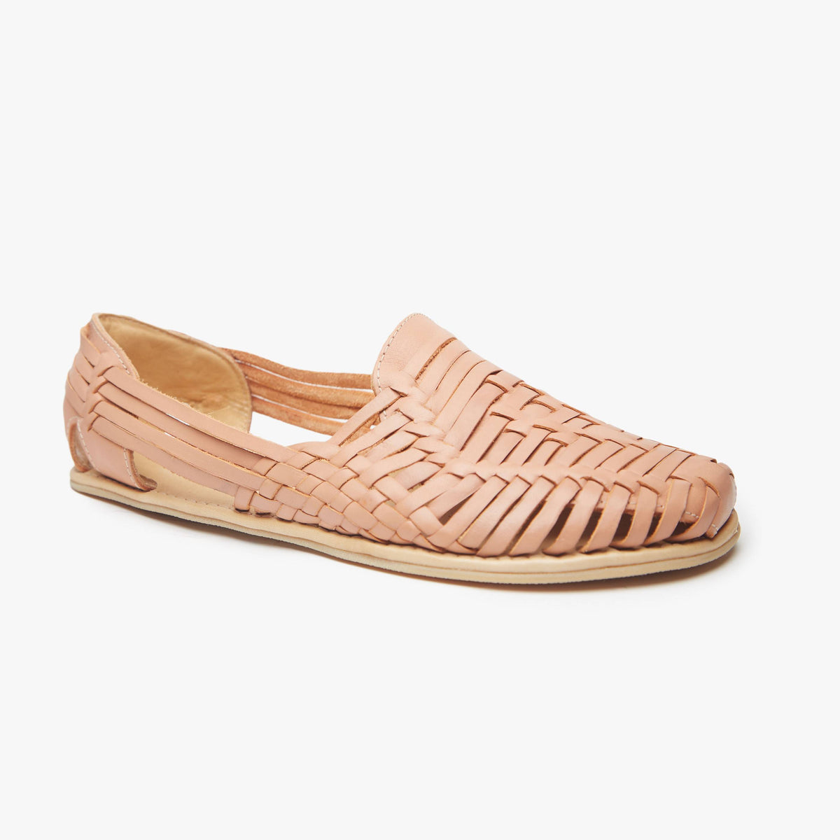Barefoot Huarache Slip-On Wide in Tan Leather | Origo Shoes