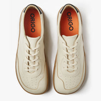 The Men's Retro Sneaker | Natural Leather