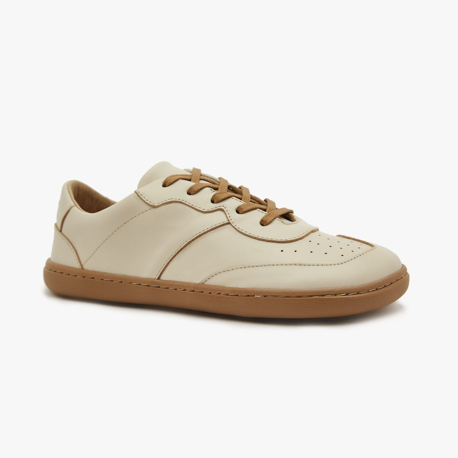 The Women's Retro Sneaker | Natural Leather
