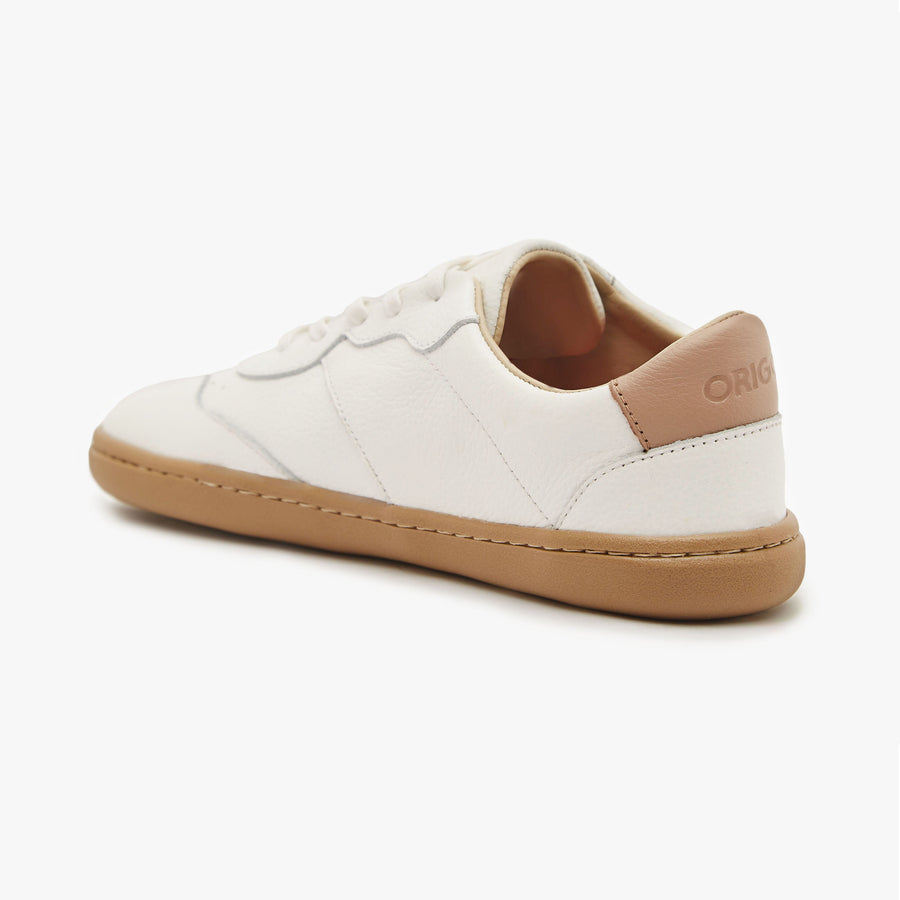 The Women's Retro Sneaker | Natural Leather