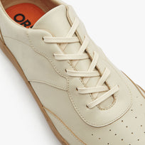 The Women's Retro Sneaker | Natural Leather