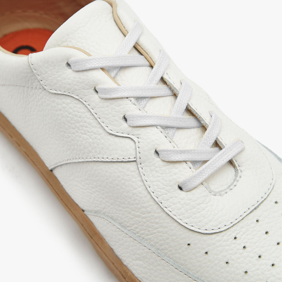 The Women's Retro Sneaker | Natural Leather