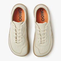 The Women's Retro Sneaker | Natural Leather