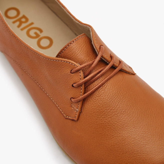 The New Derby - Final Sale | Natural Leather Women