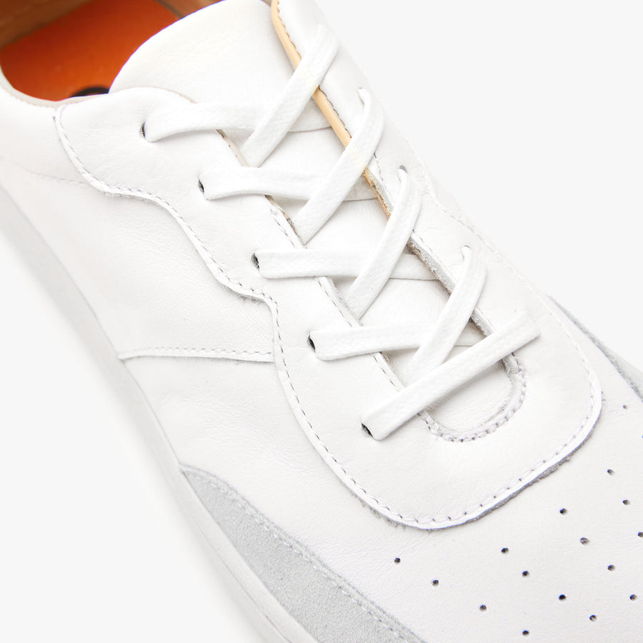 The Women's Retro Sneaker | Natural Leather
