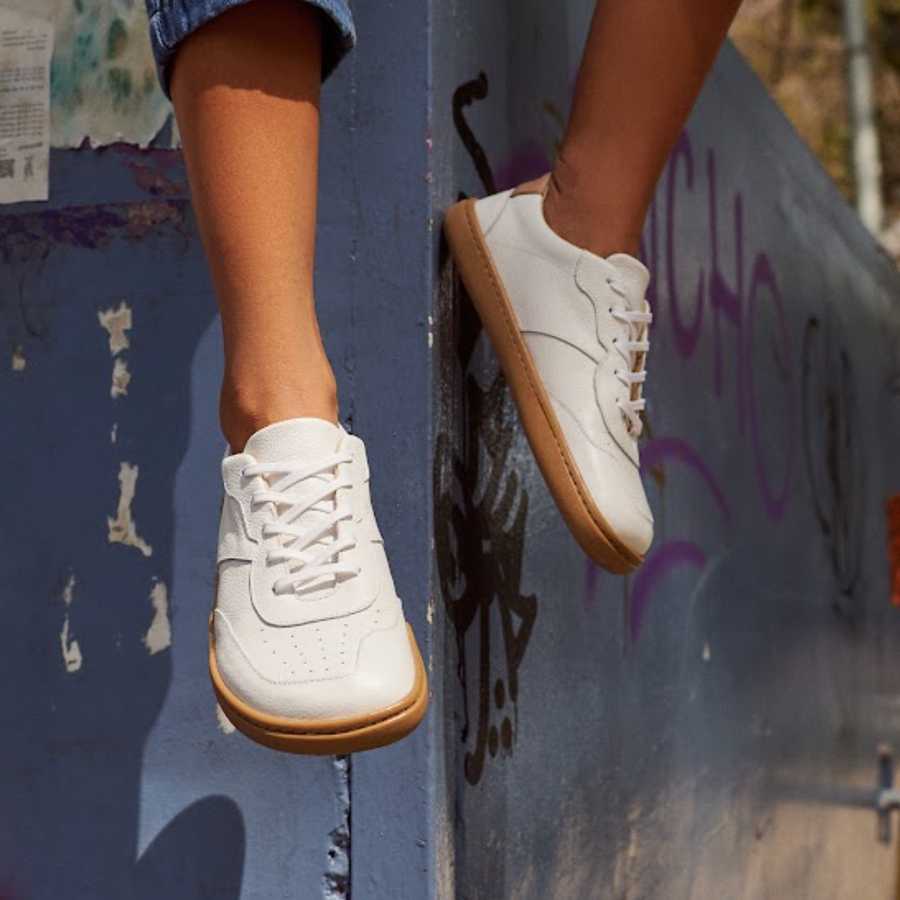 The Men's Retro Sneaker | Natural Leather
