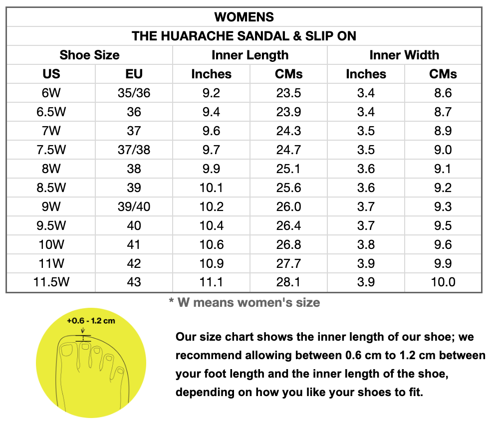 size chart image
