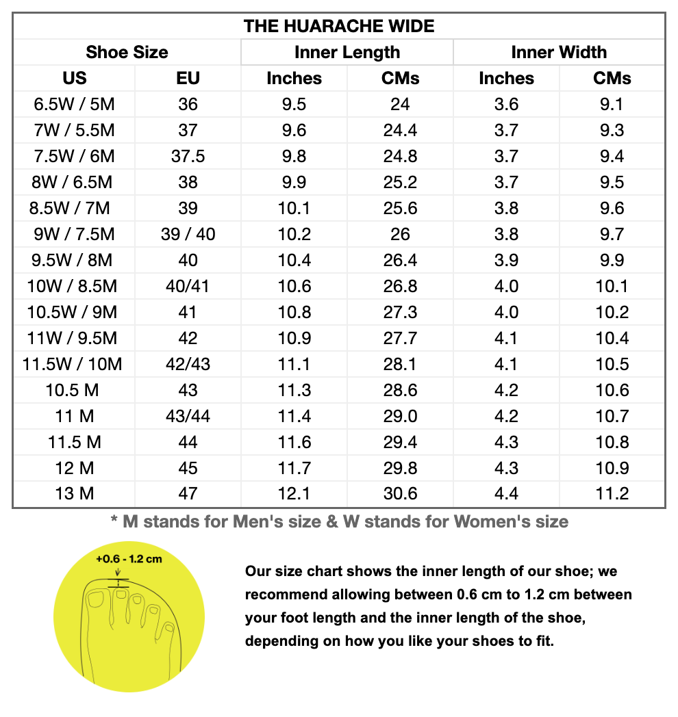 size chart image