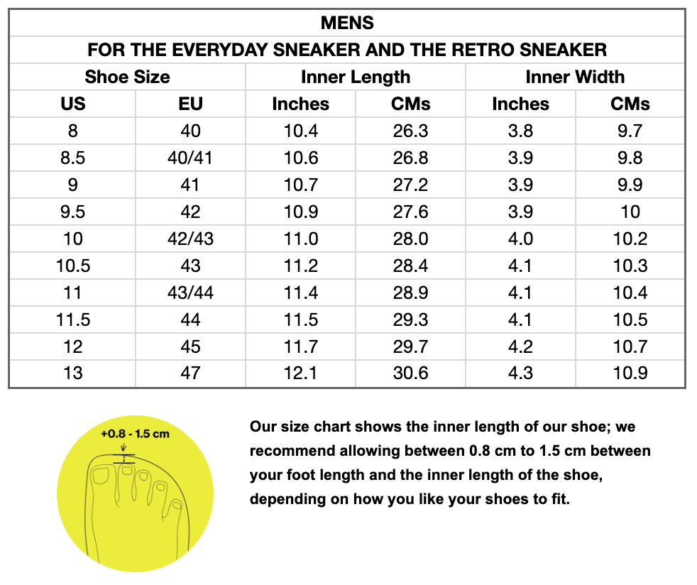 size chart image