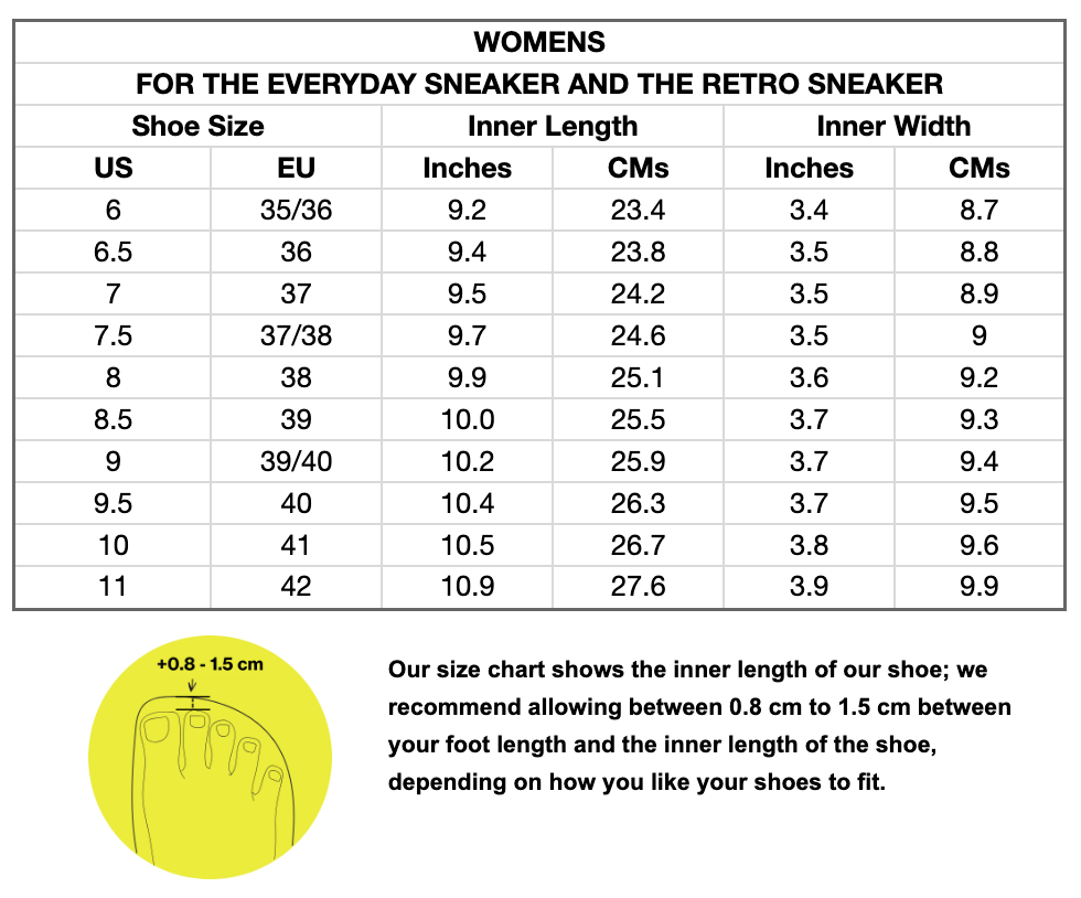 size chart image