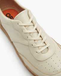 Barefoot Shoes - Women - Natural Leather - Sand - The Retro Sneakers