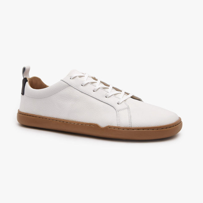 Barefoot shoes - Men - White - Natural Leather - The Everyday Sneaker