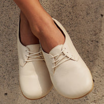 The New Derby - Final Sale | Natural Leather Women