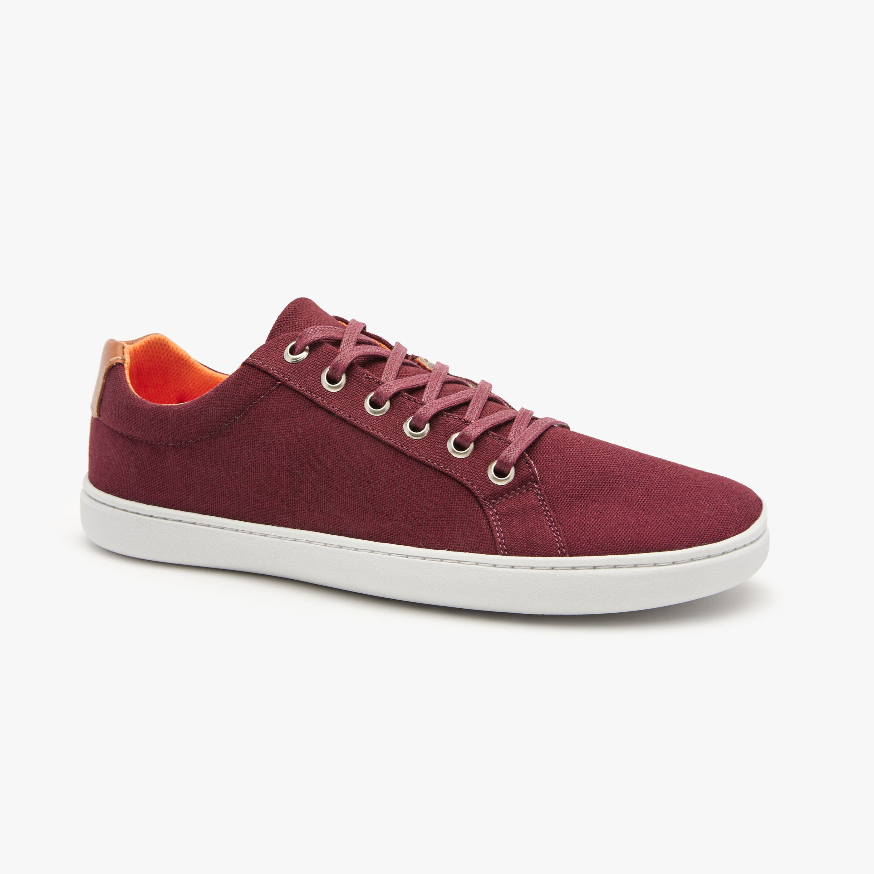 Mens burgundy deals canvas shoes