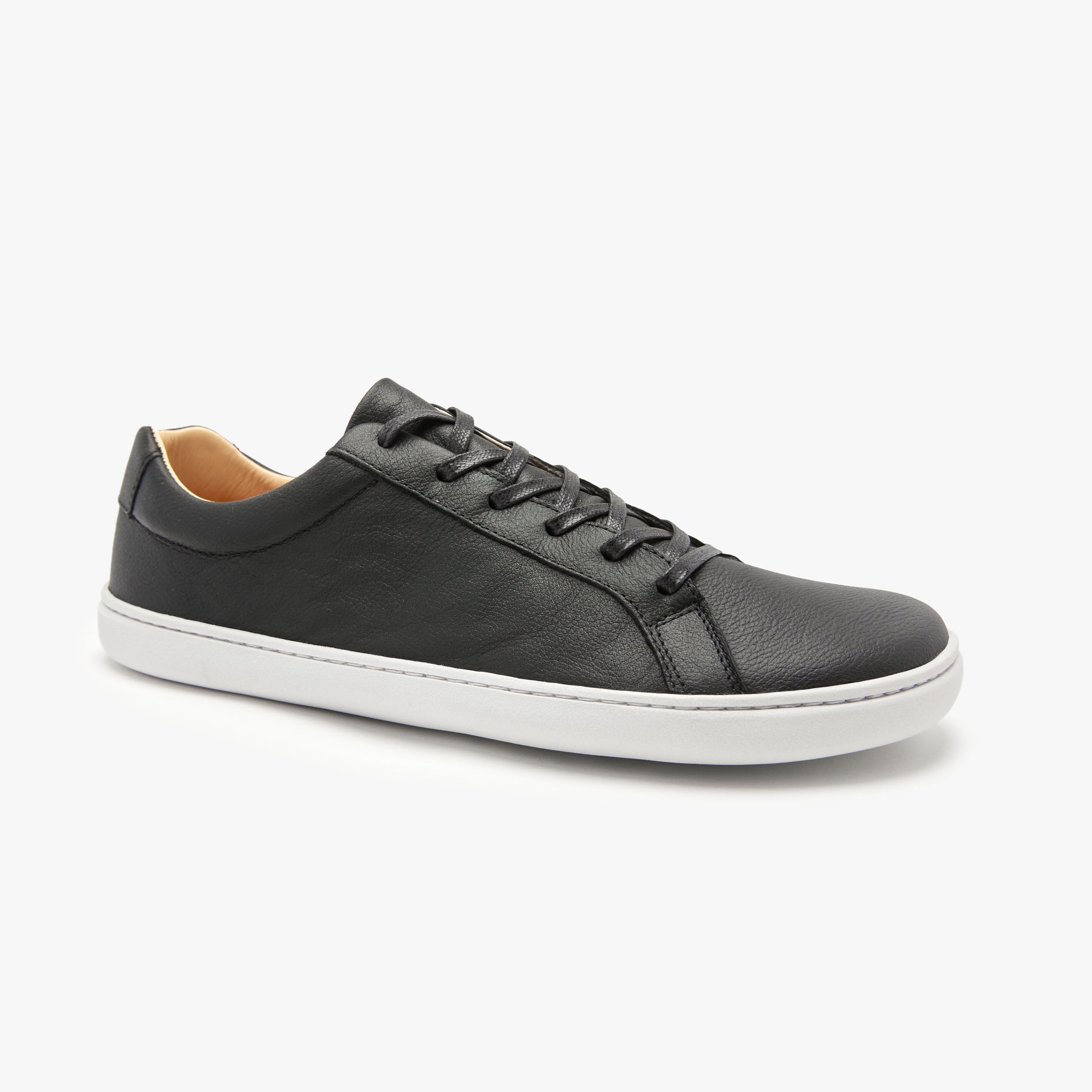 Barefoot shoes - Men - Black - Natural Leather - The Everyday Sneaker ...