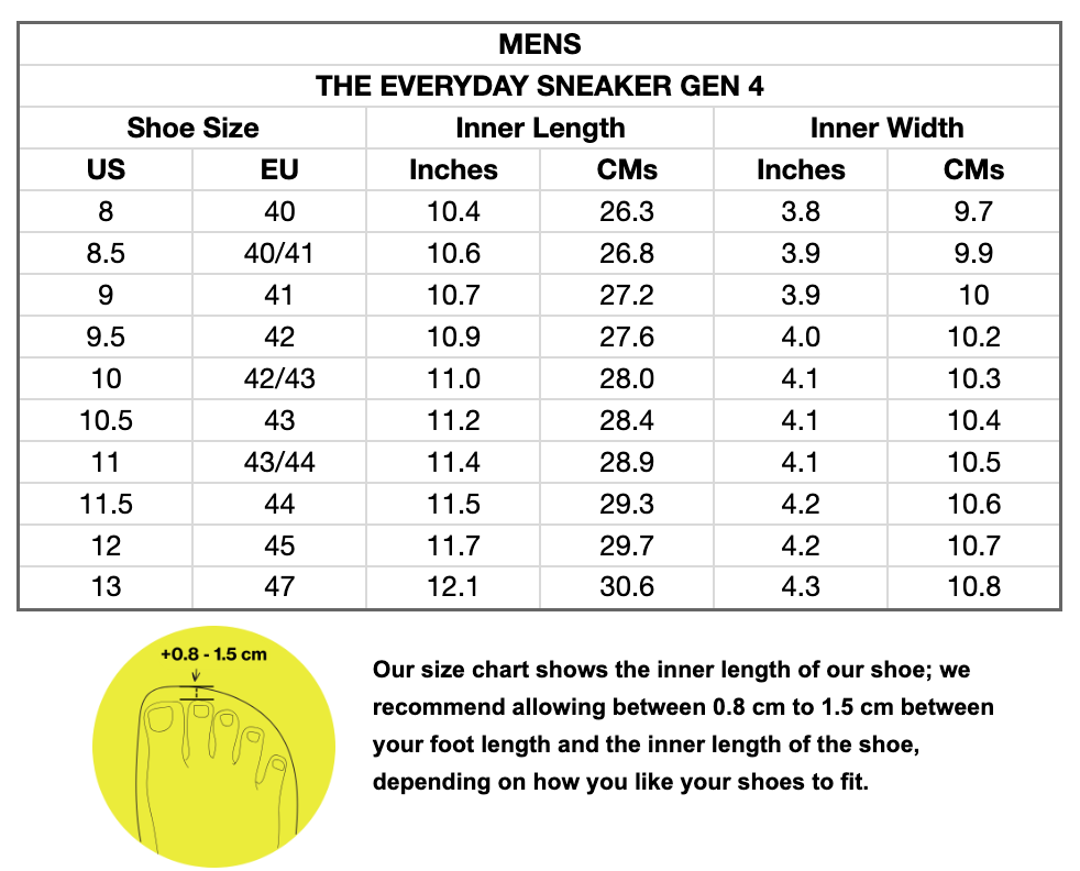 size chart image