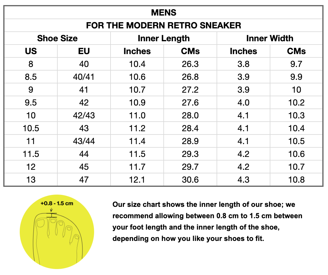 size chart image
