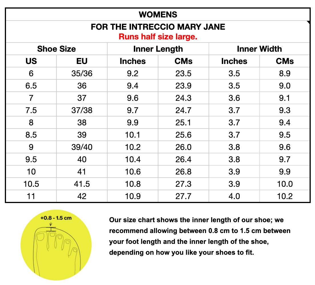 size chart image