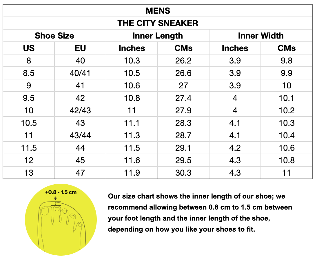 size chart image