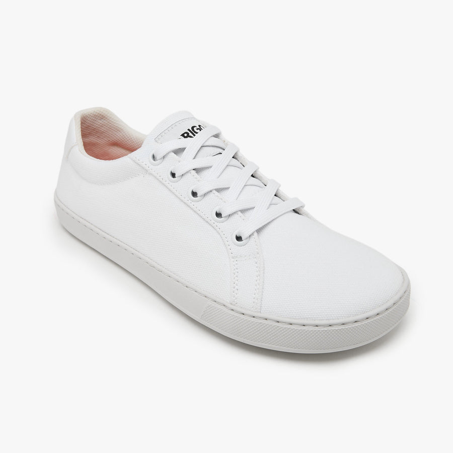 Origo Women's Everyday Sneaker Gen 4 in Cotton Canvas, White - view 1