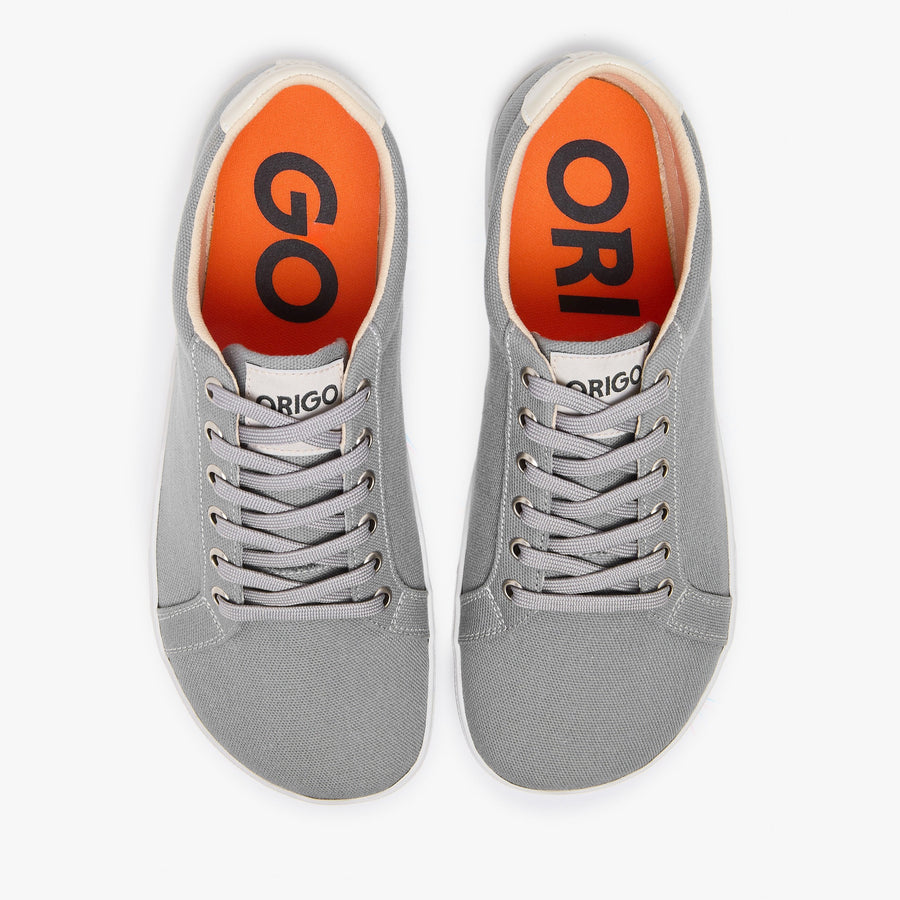 Origo Men's Everyday Sneaker Gen 4 in Cotton Canvas, Light Grey - view 5