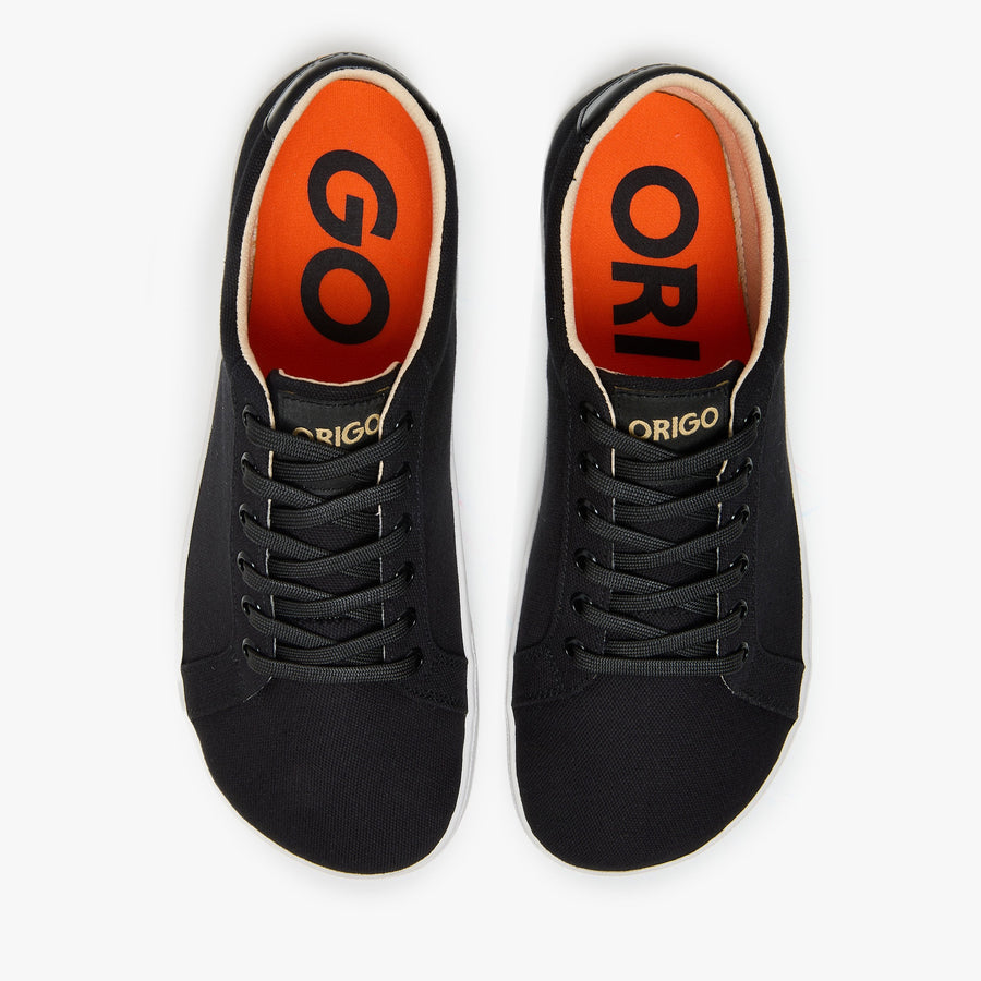 Origo Men's Everyday Sneaker Gen 4 in Cotton Canvas, Black - view 5