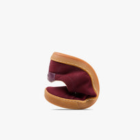 Origo Women's Everyday Sneaker Gen 4 in Cotton Canvas, Burgundy with Amber Sole - view 6