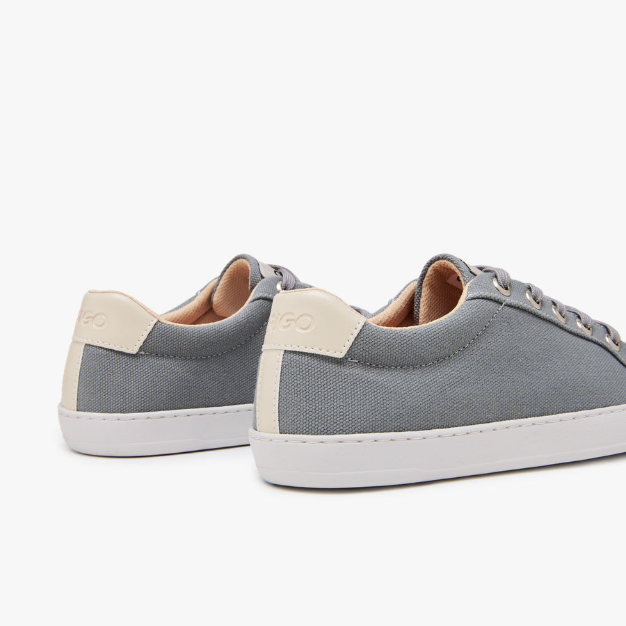 Origo Women's Everyday Sneaker Gen 4 in Cotton Canvas, Light Grey - view 4