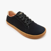 Origo Women's Everyday Sneaker Gen 4 in Cotton Canvas, Black with Amber Sole - view 1
