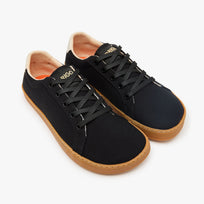 Origo Women's Everyday Sneaker Gen 4 in Cotton Canvas, Black with Amber Sole - view 2