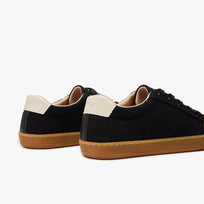 Origo Women's Everyday Sneaker Gen 4 in Cotton Canvas, Black with Amber Sole - view 4