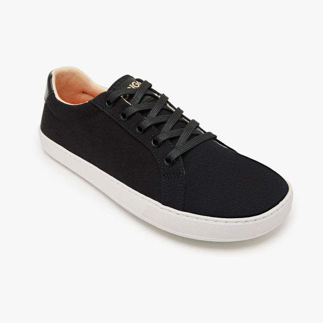 Origo Women's Everyday Sneaker Gen 4 in Cotton Canvas, Black - view 1