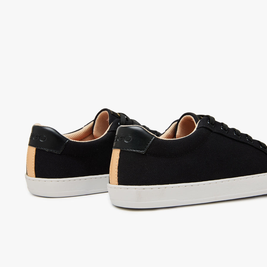 Origo Women's Everyday Sneaker Gen 4 in Cotton Canvas, Black - view 4