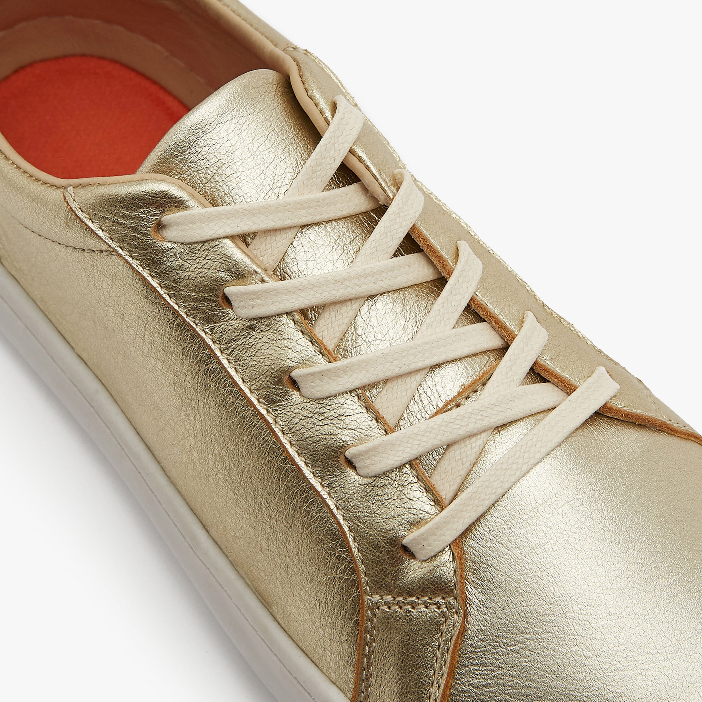 Gold tennis shoes womens online