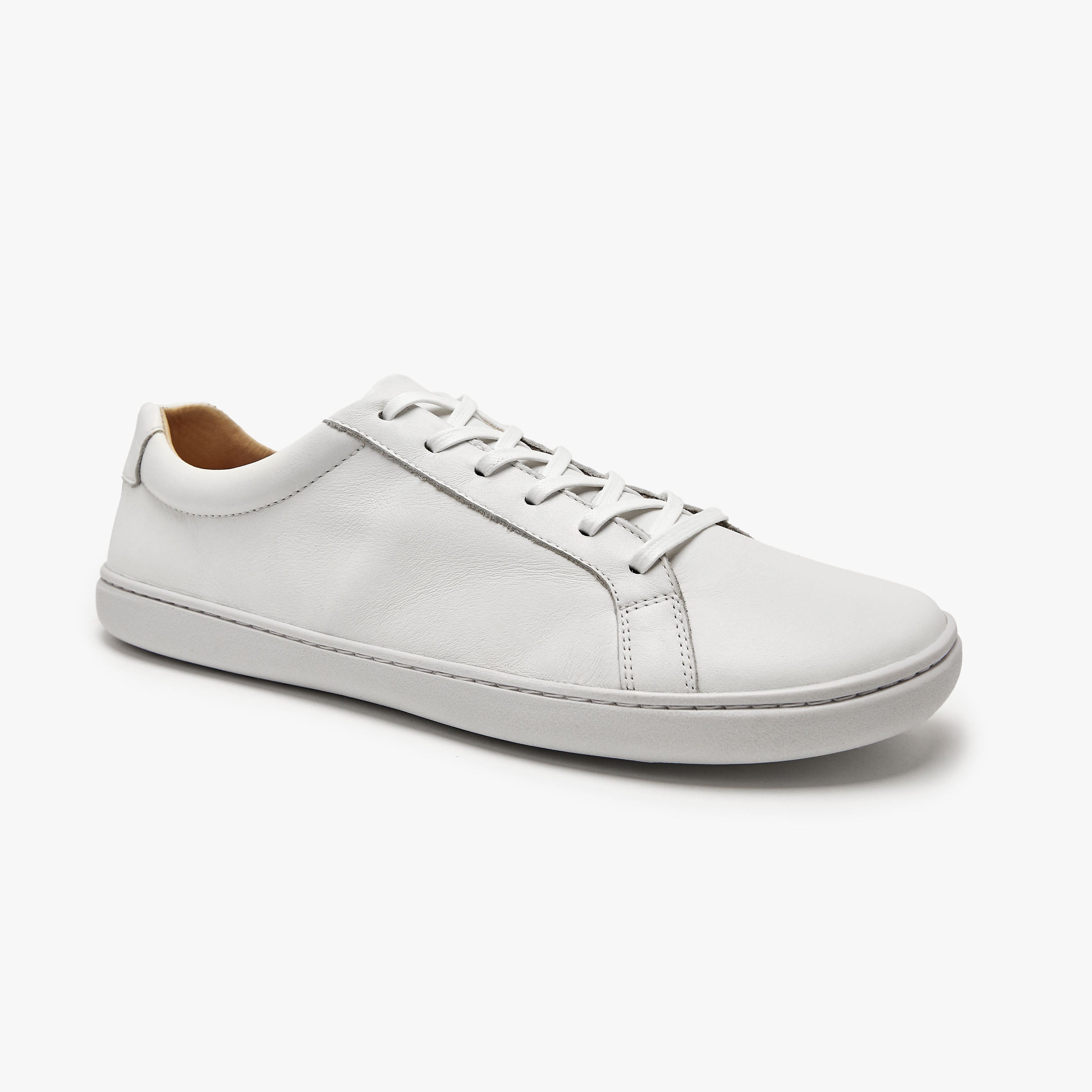 Barefoot Shoes for Men The Everyday Sneaker in Natural Leather White 10.5 Origo Shoes