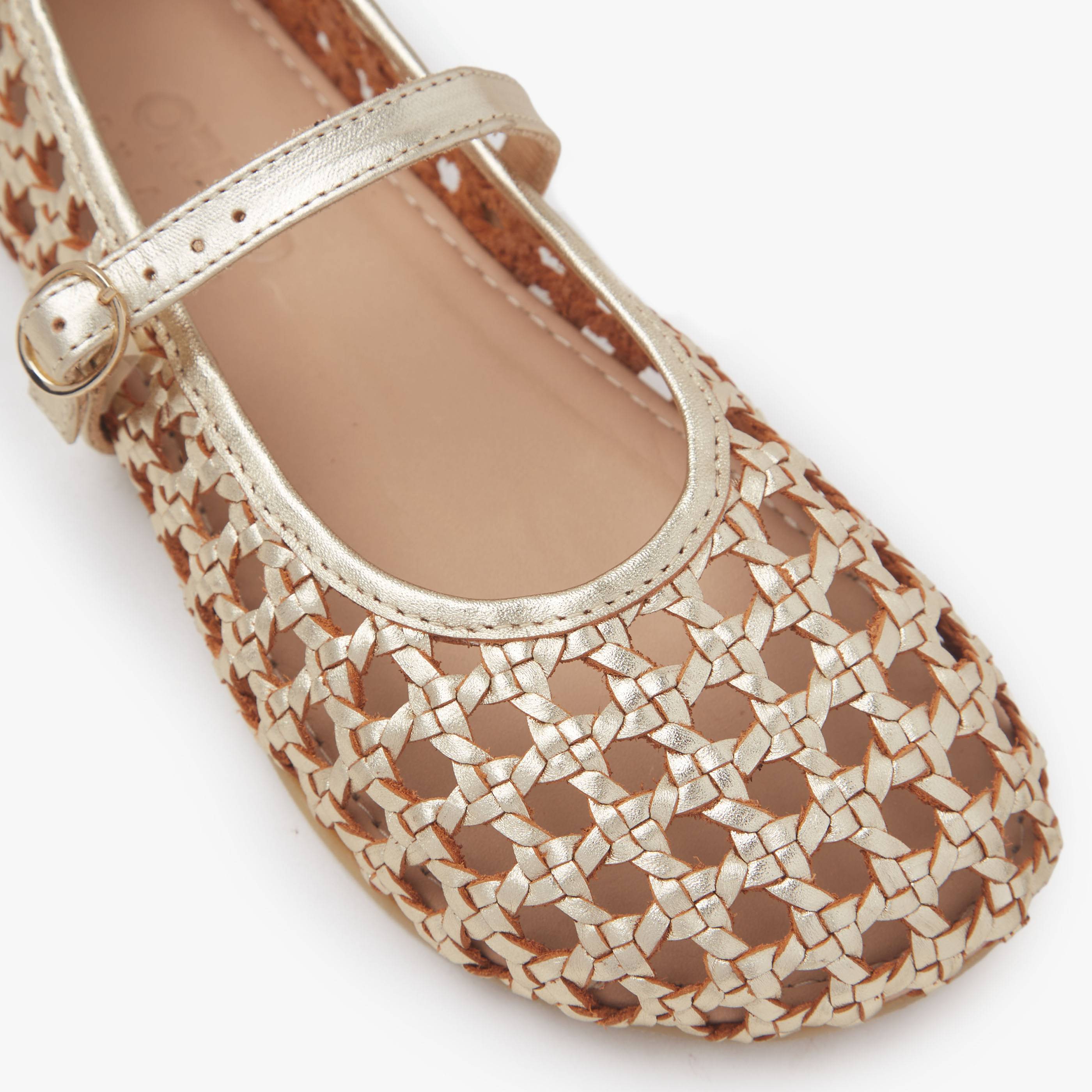 The Women's Woven Ballerina by Anya – Origo Shoes