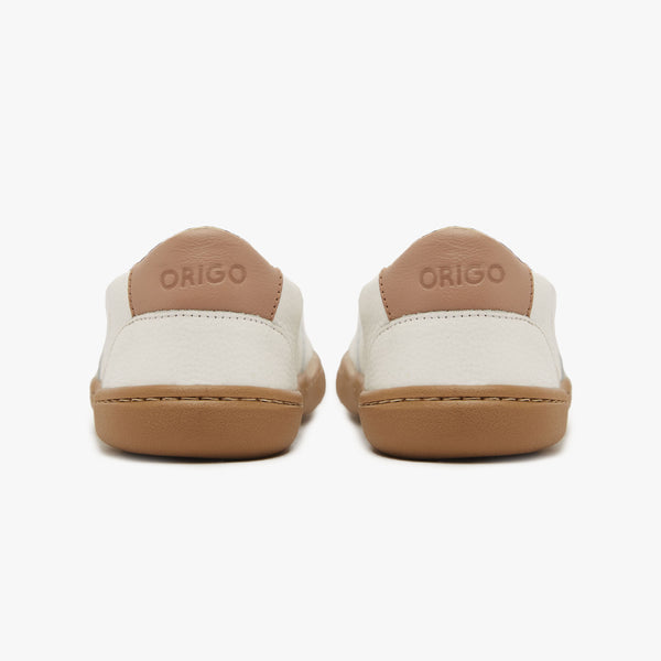 Barefoot Shoes - Women - Natural Leather - White - The Retro