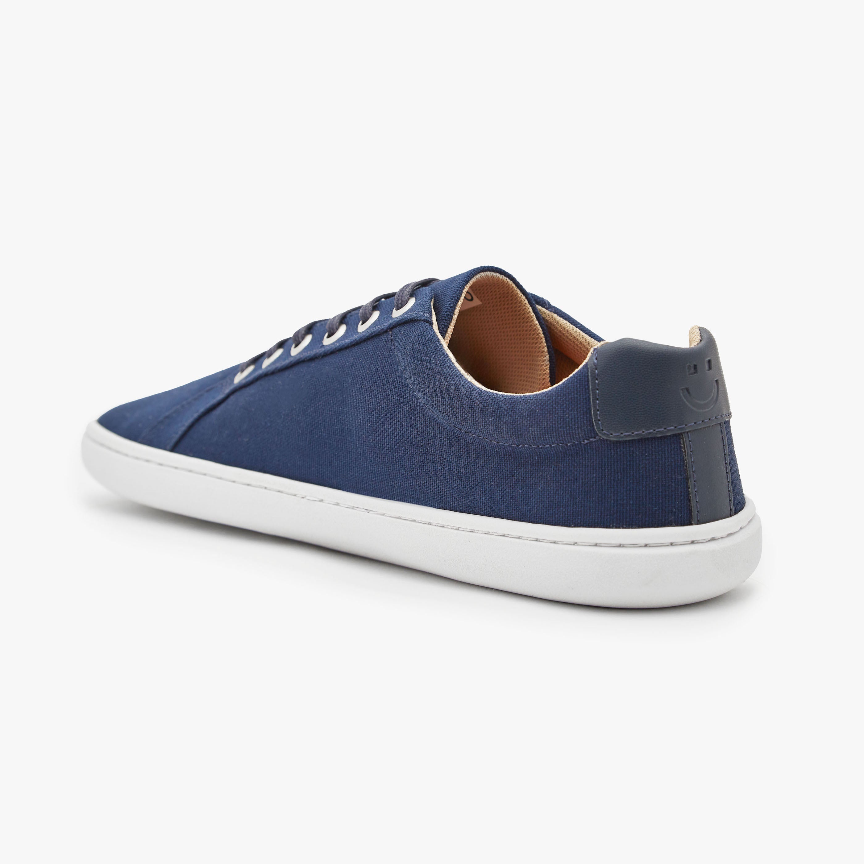 Barefoot shoes for men Navy The Everyday Sneaker Gen 3 in Cotton Canvas Origo Shoes