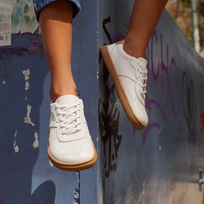 The Retro Sneaker de Piel Natural para Hombre