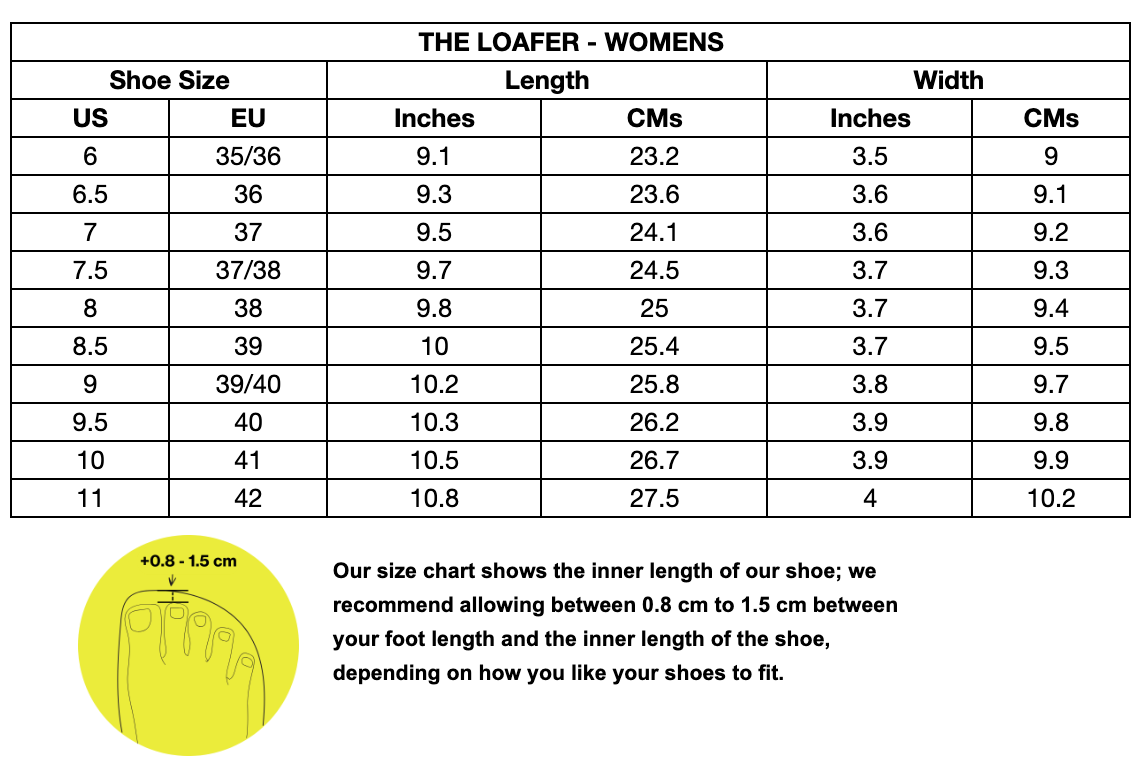 size chart image