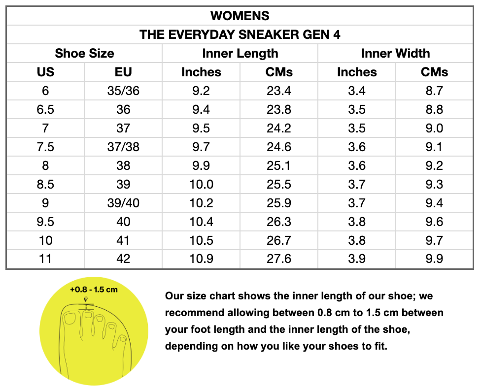 size chart image