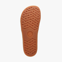 The Women's Everyday Sneaker in white natural leather with amber sole - Origo barefoot shoes