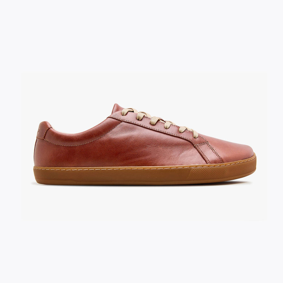 The Men's Everyday Sneaker in cinnamon natural leather - Origo barefoot shoes