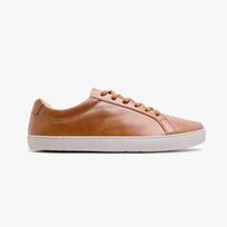 The Men's Everyday Sneaker in caramel natural leather - Origo barefoot shoes