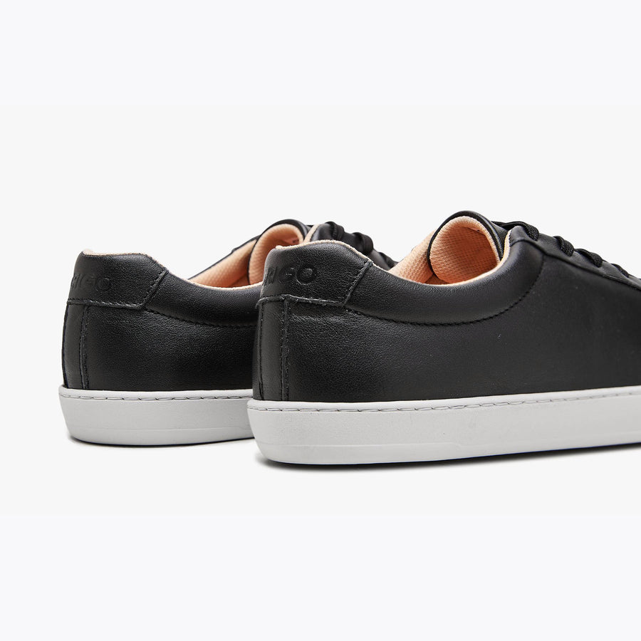 The Men's Everyday Sneaker in black natural leather - Origo barefoot shoes
