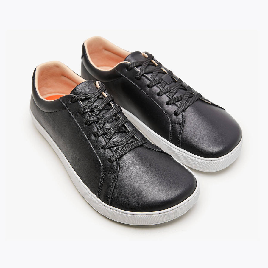The Men's Everyday Sneaker in black natural leather - Origo barefoot shoes