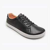 The Men's Everyday Sneaker in black natural leather - Origo barefoot shoes