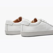 The Men's Everyday Sneaker in white natural leather - Origo barefoot shoes