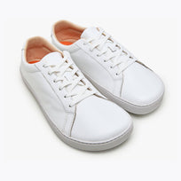 The Men's Everyday Sneaker in white natural leather - Origo barefoot shoes